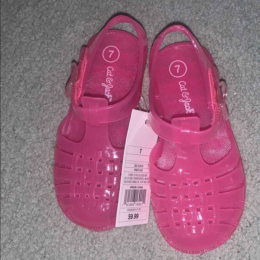 Cat and Jack jelly shoes